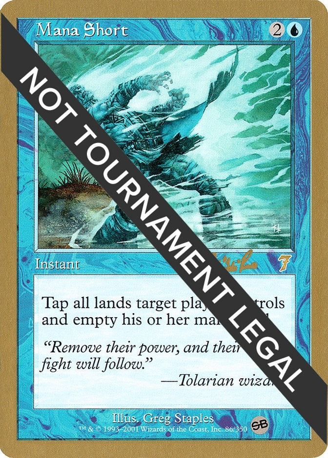 Image for Mana Short - 2002 Carlos Romao (7ED) (SB) (World Championship Decks) - Magic: The Gathering