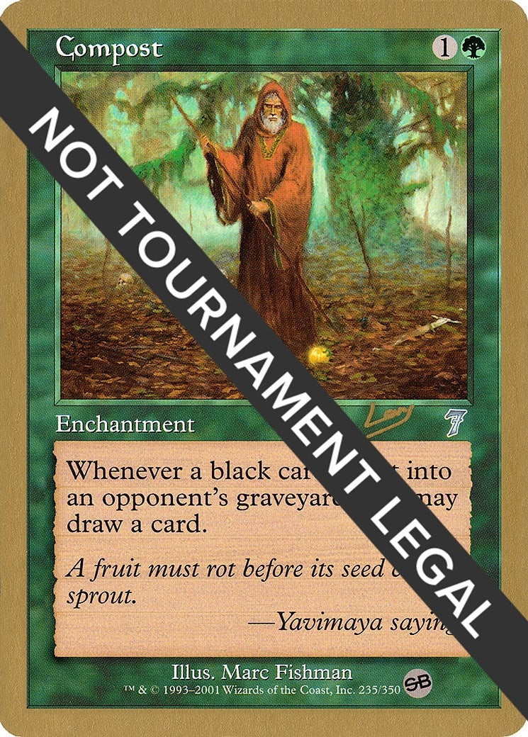 Image for Compost - 2002 Raphael Levy (7ED) (SB) (World Championship Decks) - Magic: The Gathering