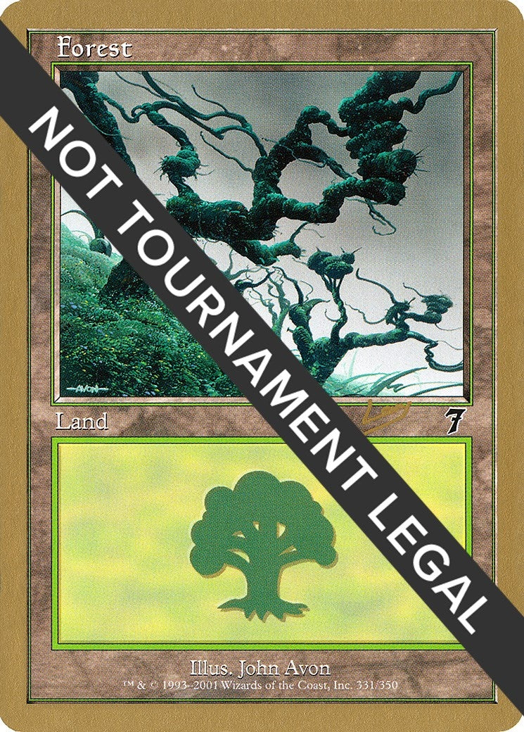Image for Forest (331) - 2002 Raphael Levy (7ED) (World Championship Decks) - Magic: The Gathering