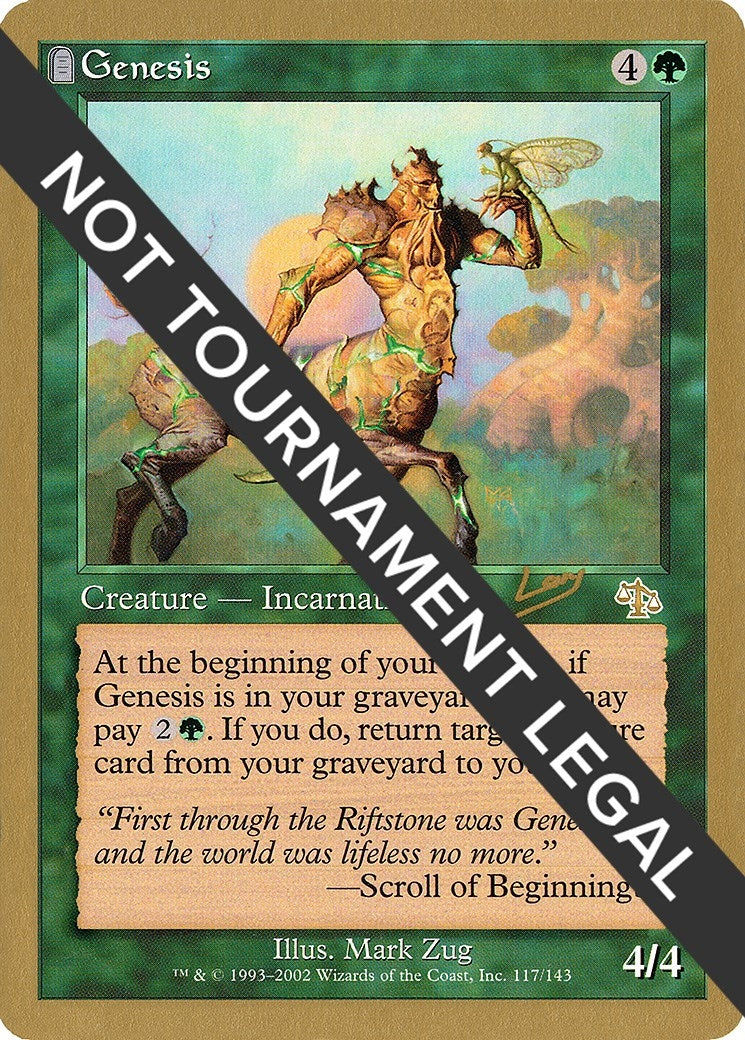 Image for Genesis - 2002 Raphael Levy (JUD) (World Championship Decks) - Magic: The Gathering