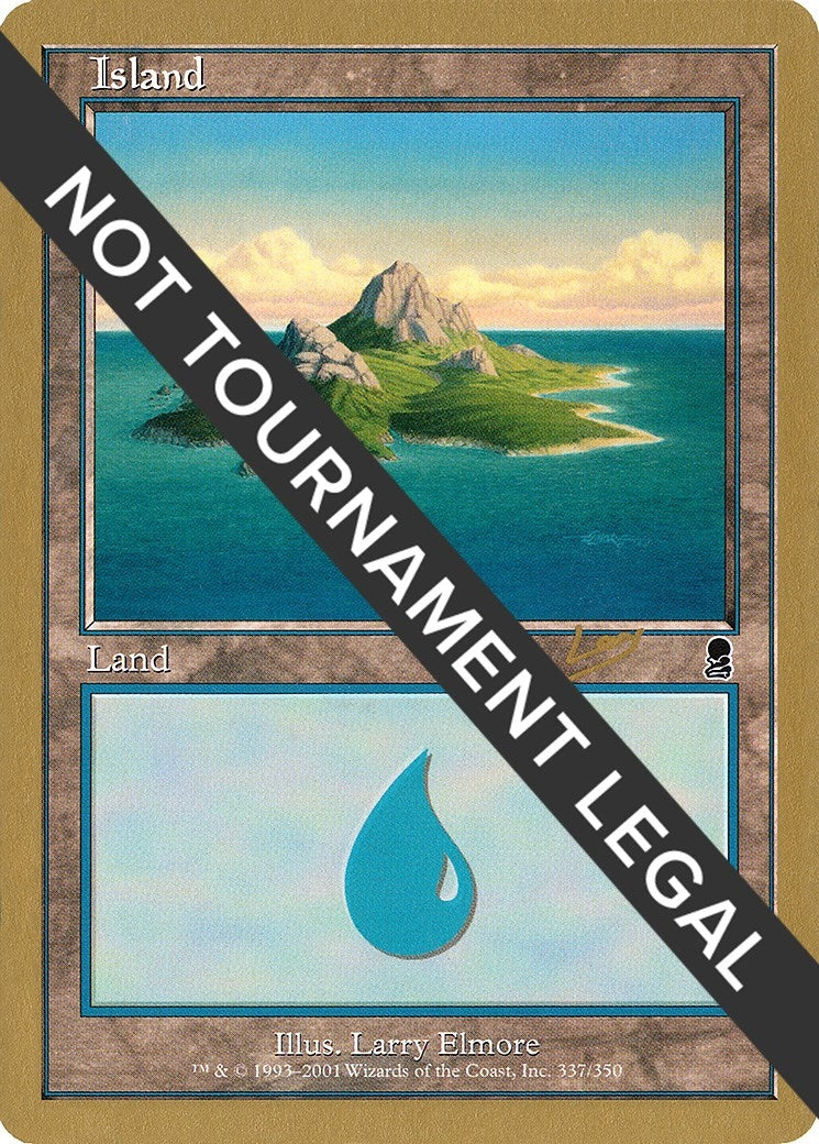 Image for Island (337) - 2002 Raphael Levy (ODY) (World Championship Decks) - Magic: The Gathering