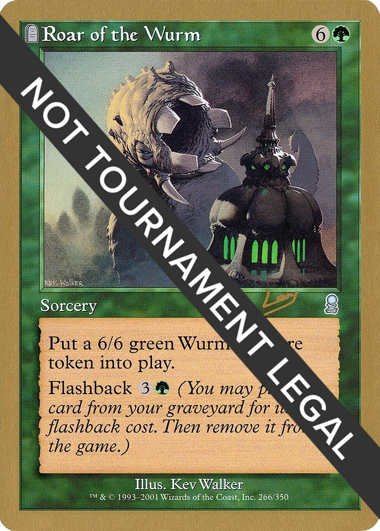 Image for Roar of the Wurm - 2002 Raphael Levy (ODY) (World Championship Decks) - Magic: The Gathering