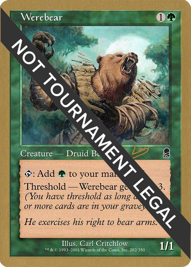 Image for Werebear - 2002 Raphael Levy (ODY) (World Championship Decks) - Magic: The Gathering