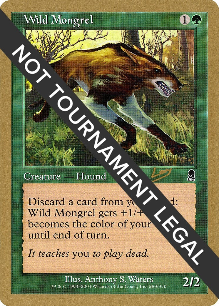Image for Wild Mongrel - 2002 Raphael Levy (ODY) (World Championship Decks) - Magic: The Gathering
