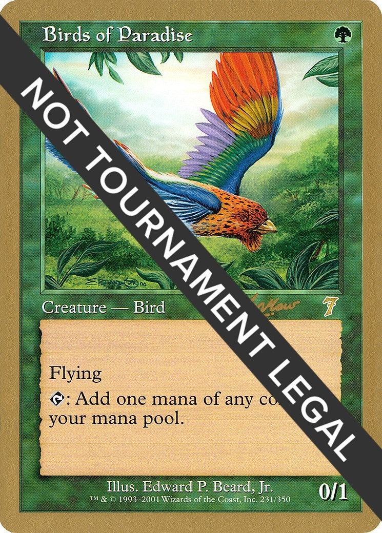Image for Birds of Paradise - 2002 Sim Han How (7ED) (World Championship Decks) - Magic: The Gathering