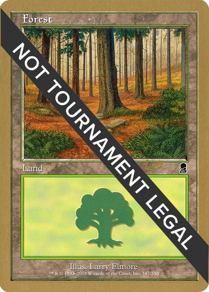 Image for Forest (347) - 2002 Sim Han How (ODY) (World Championship Decks) - Magic: The Gathering