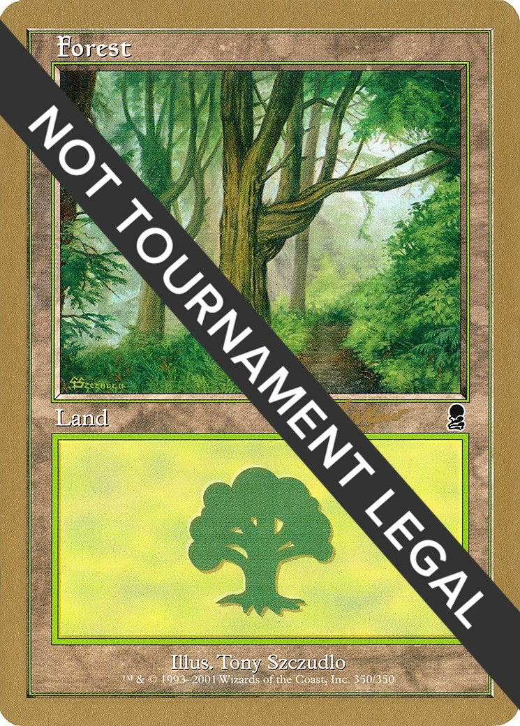 Image for Forest (350) - 2002 Sim Han How (ODY) (World Championship Decks) - Magic: The Gathering