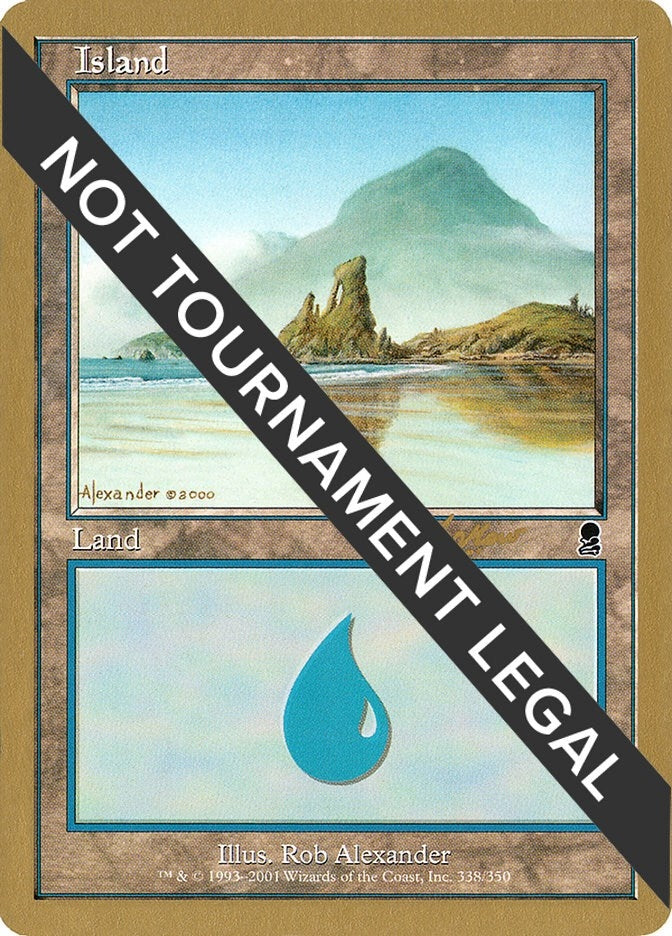 Image for Island (338) - 2002 Sim Han How (ODY) (World Championship Decks) - Magic: The Gathering