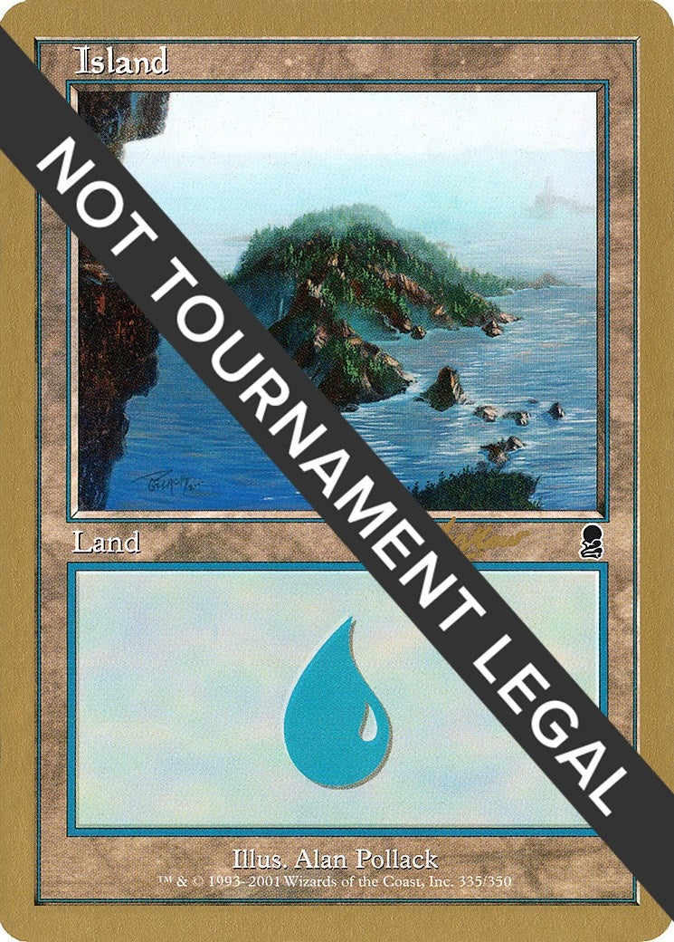 Image for Island (335) - 2002 Sim Han How (ODY) (World Championship Decks) - Magic: The Gathering