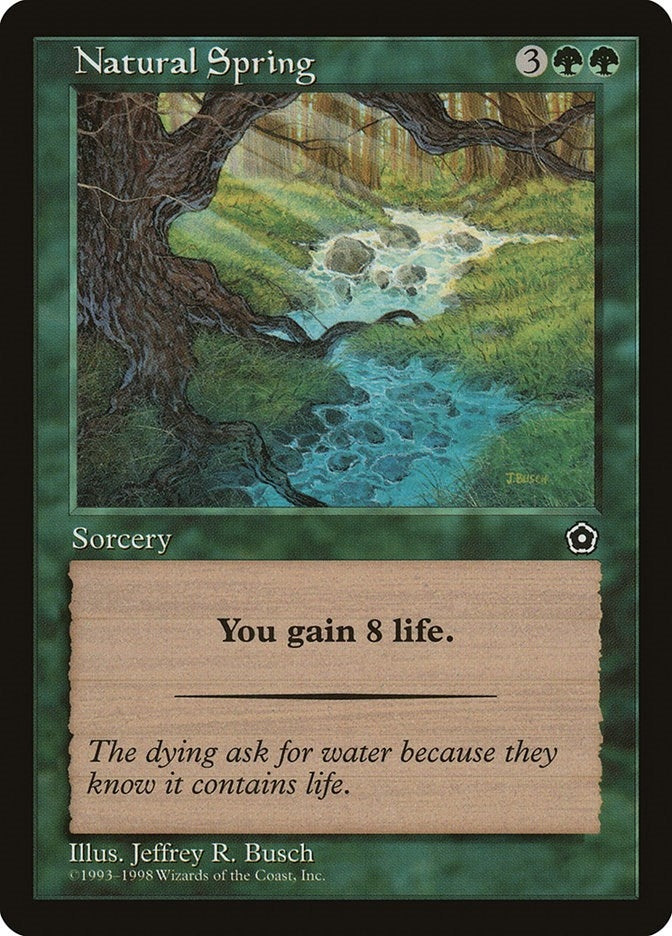 Image for Natural Spring (Portal Second Age) - Magic: The Gathering