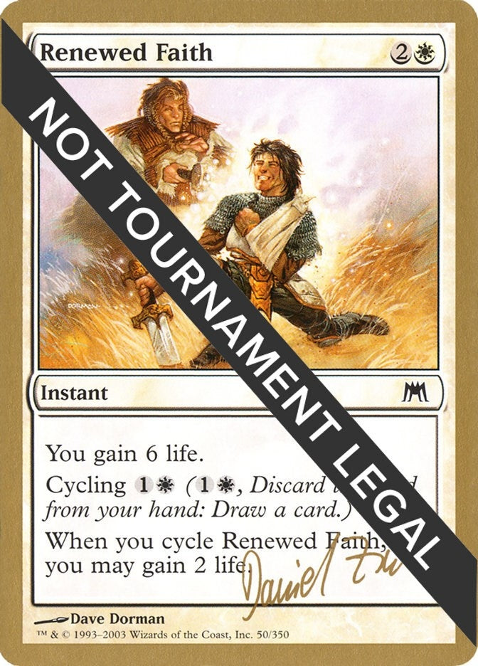 Image for Renewed Faith - 2003 Daniel Zink (ONS) (World Championship Decks) - Magic: The Gathering