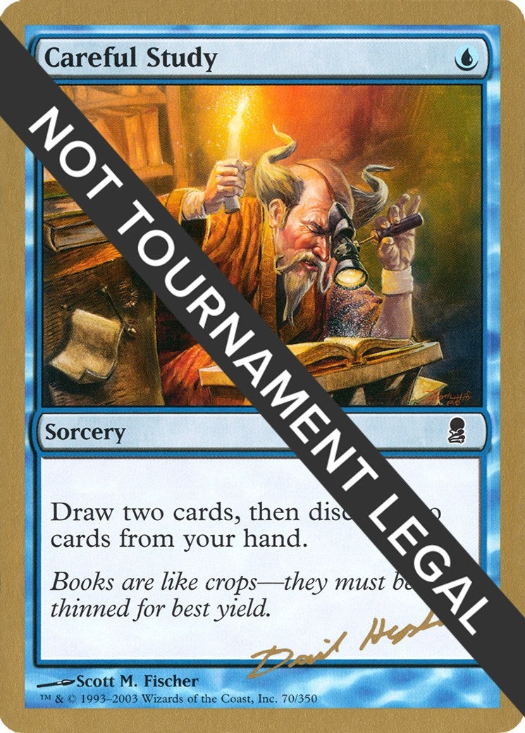 Image for Careful Study - 2003 Dave Humpherys (ODY) (World Championship Decks) - Magic: The Gathering