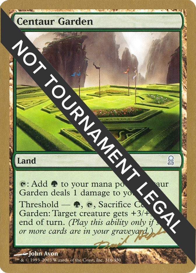 Image for Centaur Garden - 2003 Dave Humpherys (ODY) (World Championship Decks) - Magic: The Gathering