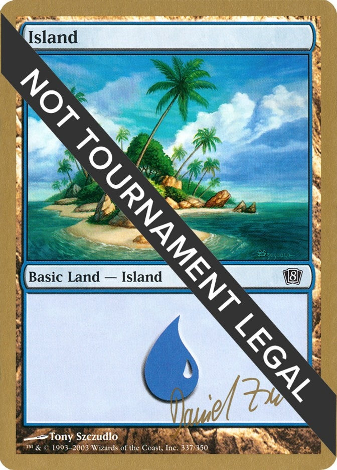 Image for Island (337) - 2003 Dave Humpherys (8ED) (World Championship Decks) - Magic: The Gathering