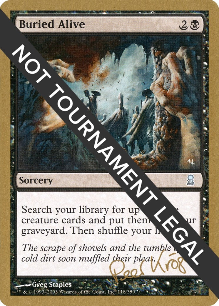 Image for Buried Alive - 2003 Peer Kroger (ODY) (World Championship Decks) - Magic: The Gathering