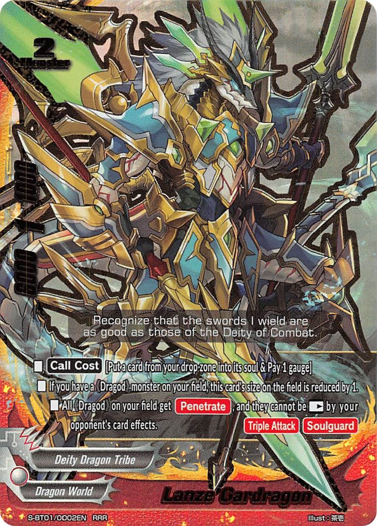 Image for Lanze Gardragon (Gargantua Awakened) (S-BT01/0002EN) - Future Card BuddyFight