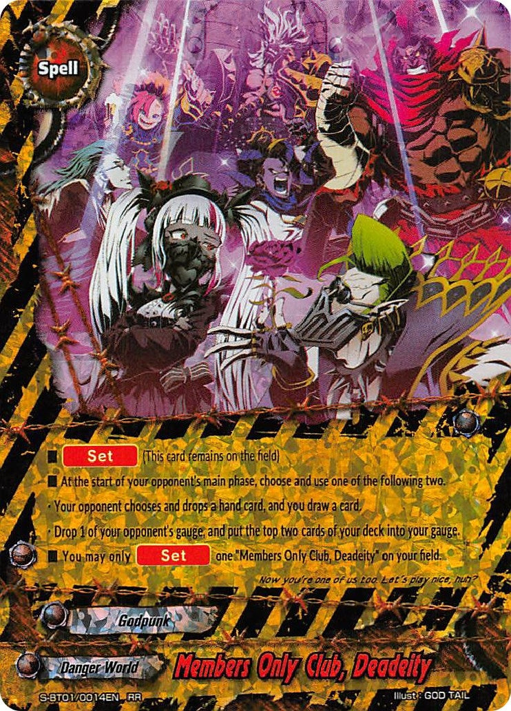 Image for Members Only Club, Deadeity (Gargantua Awakened) (S-BT01/0014EN) - Future Card BuddyFight