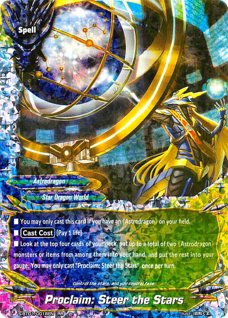 Image for Proclaim: Steer the Stars (Gargantua Awakened) (S-BT01/0018EN) - Future Card BuddyFight