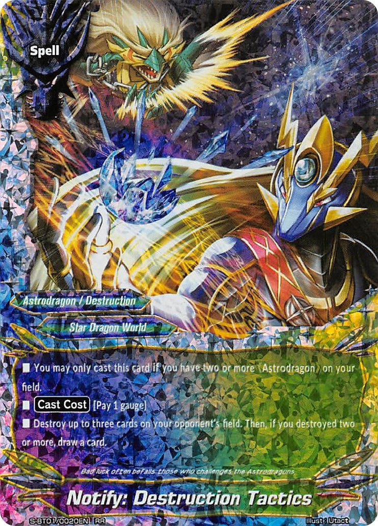 Image for Notify: Destruction Tactics (Gargantua Awakened) (S-BT01/0020EN) - Future Card BuddyFight