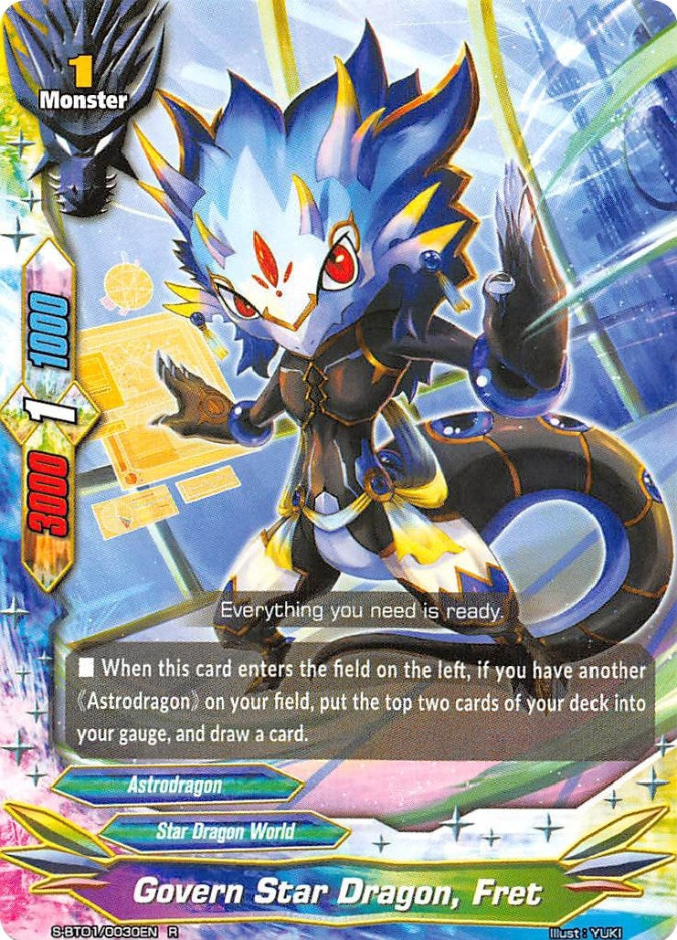 Image for Govern Star Dragon, Fret (Gargantua Awakened) (S-BT01/0030EN) - Future Card BuddyFight