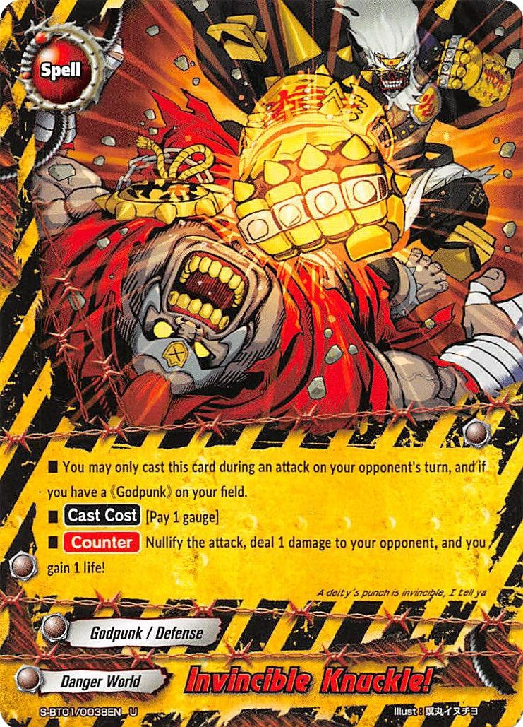 Image for Invincible Knuckle! (Gargantua Awakened) (S-BT01/0038EN) - Future Card BuddyFight