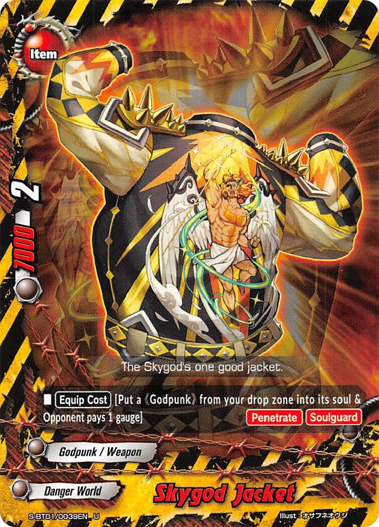 Image for Skygod Jacket (Gargantua Awakened) (S-BT01/0039EN) - Future Card BuddyFight