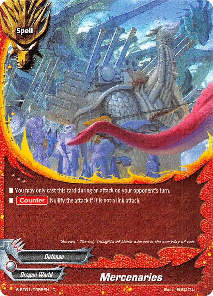 Image for Mercenaries (Gargantua Awakened) (S-BT01/0055EN) - Future Card BuddyFight