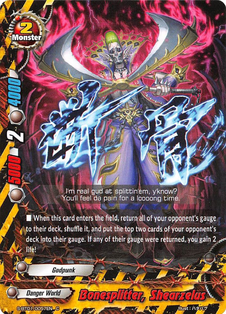 Image for Bonesplitter, Shearzelus (Gargantua Awakened) (S-BT01/0057EN) - Future Card BuddyFight