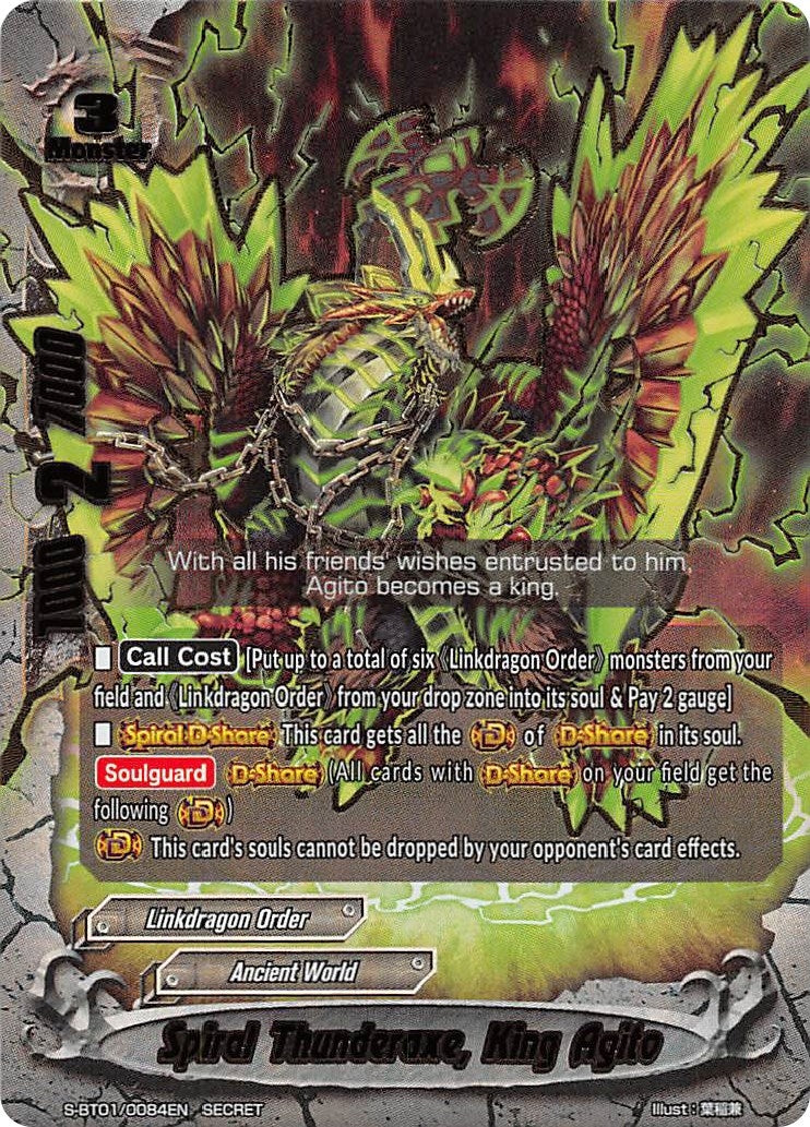 Image for Spiral Thunderaxe, King Agito (Gargantua Awakened) (S-BT01/0084EN) - Future Card BuddyFight