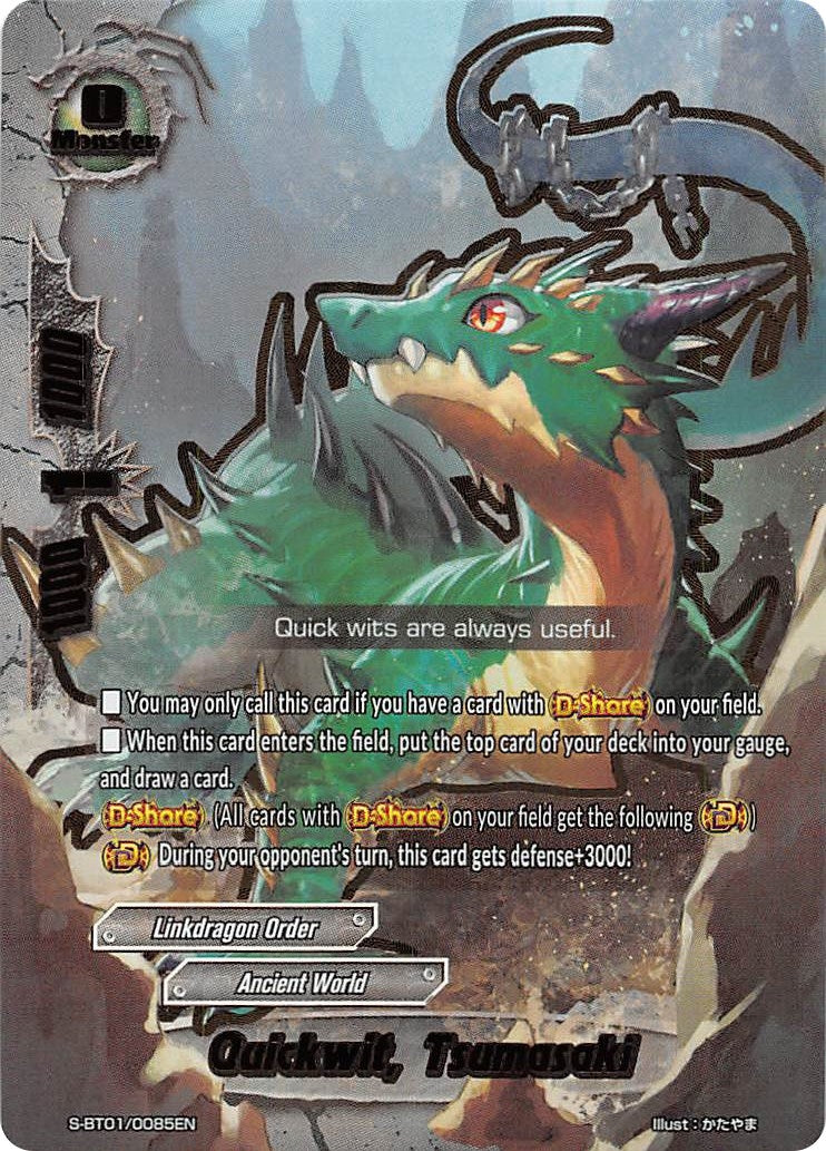 Image for Quickwit, Tsumasaki (Gargantua Awakened) (S-BT01/0085EN) - Future Card BuddyFight
