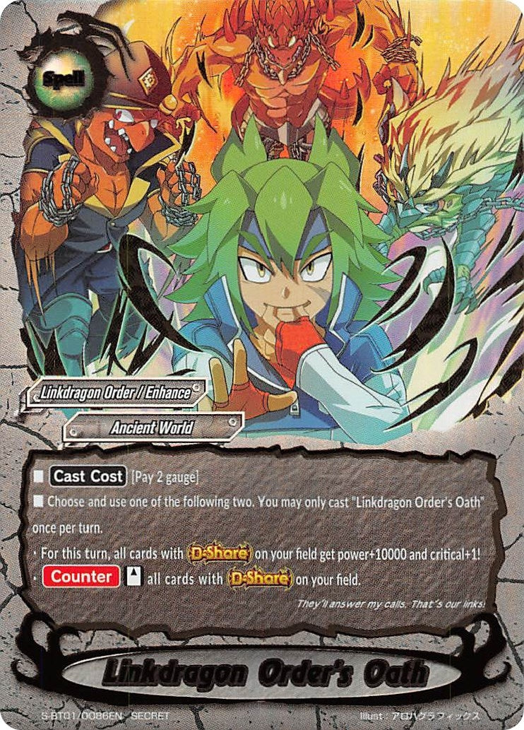 Image for Linkdragon Order's Oath (Gargantua Awakened) (S-BT01/0086EN) - Future Card BuddyFight