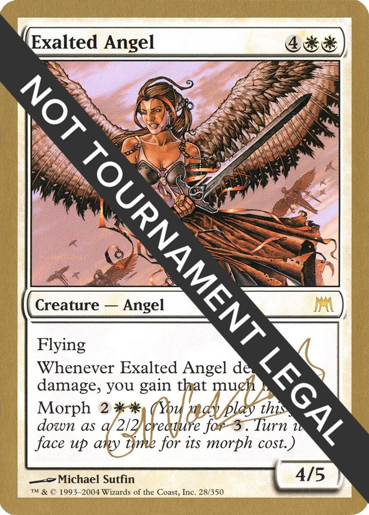 Image for Exalted Angel - 2004 Gabriel Nassif (ONS) (World Championship Decks) - Magic: The Gathering