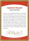 Image for 2004 Gabriel Nassif Biography Card (World Championship Decks) - Magic: The Gathering