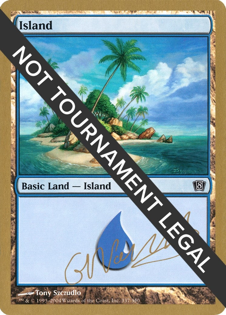 Image for Island (337) - 2004 Gabriel Nassif (8ED) (World Championship Decks) - Magic: The Gathering