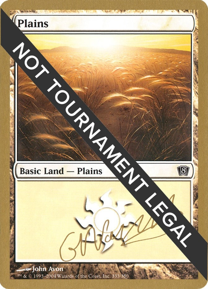 Image for Plains (333) - 2004 Gabriel Nassif (8ED) (World Championship Decks) - Magic: The Gathering