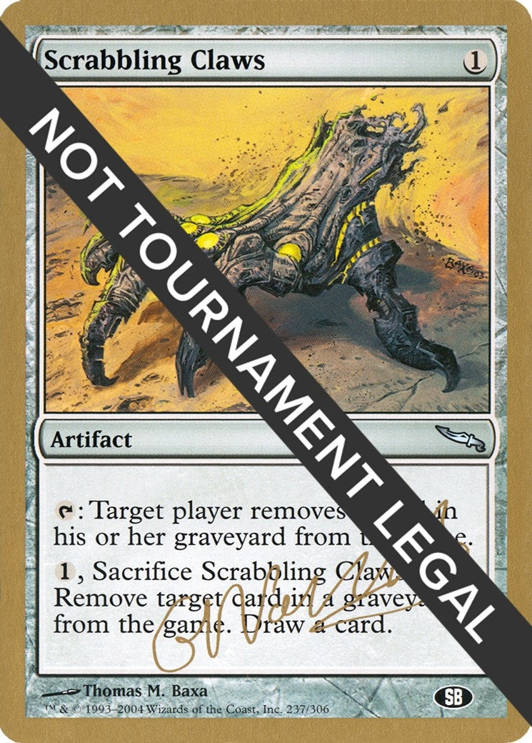 Image for Scrabbling Claws - 2004 Gabriel Nassif (MRD) (SB) (World Championship Decks) - Magic: The Gathering