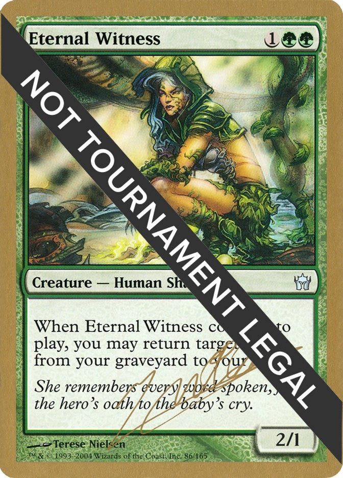 Image for Eternal Witness - 2004 Julien Nuijten (5DN) (World Championship Decks) - Magic: The Gathering