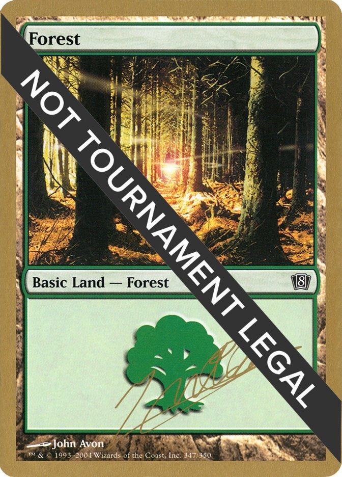 Image for Forest (347) - 2004 Julien Nuijten (8ED) (World Championship Decks) - Magic: The Gathering