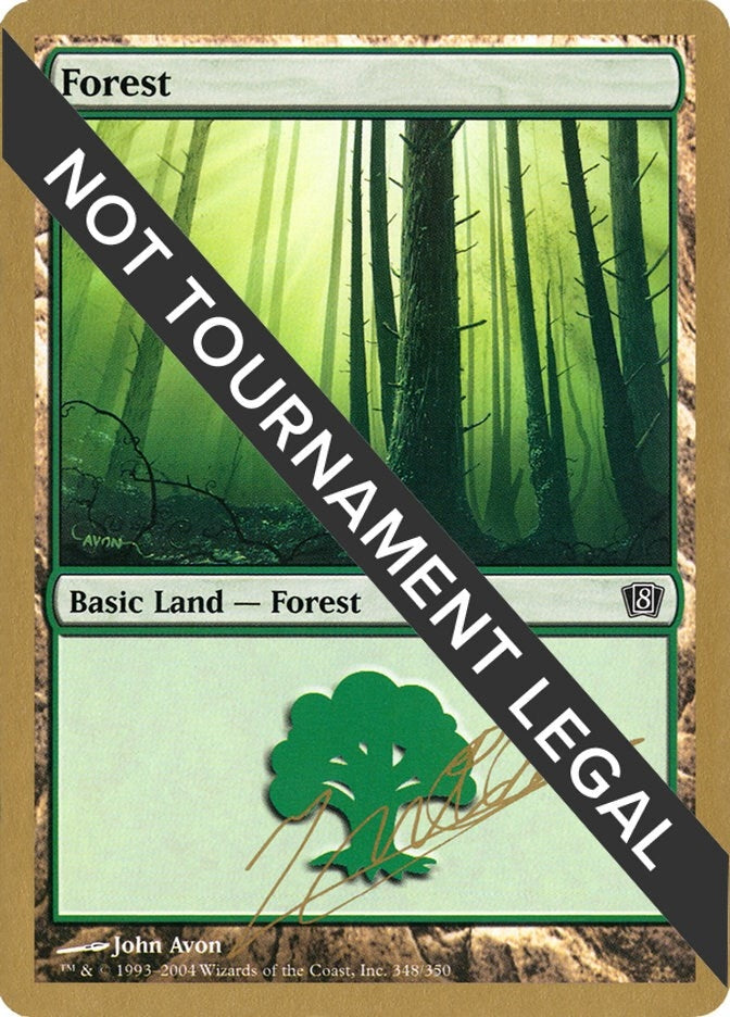 Image for Forest (348) - 2004 Julien Nuijten (8ED) (World Championship Decks) - Magic: The Gathering