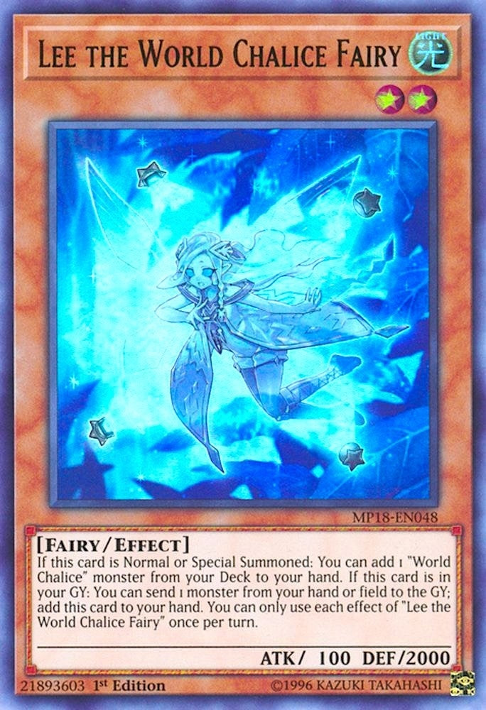 Image for Lee the World Chalice Fairy (2018 Mega-Tins Mega Pack) (MP18-EN048) - YuGiOh