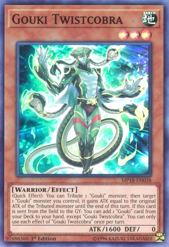 Image for Gouki Twistcobra (2018 Mega-Tins Mega Pack) (MP18-EN038) - YuGiOh