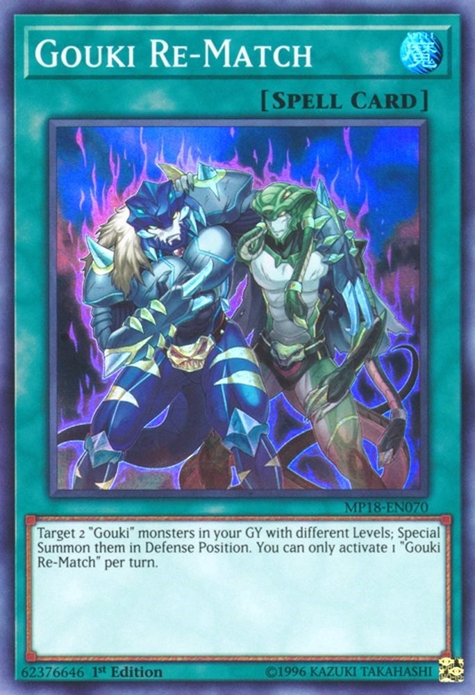 Image for Gouki Re-Match (2018 Mega-Tins Mega Pack) (MP18-EN070) - YuGiOh
