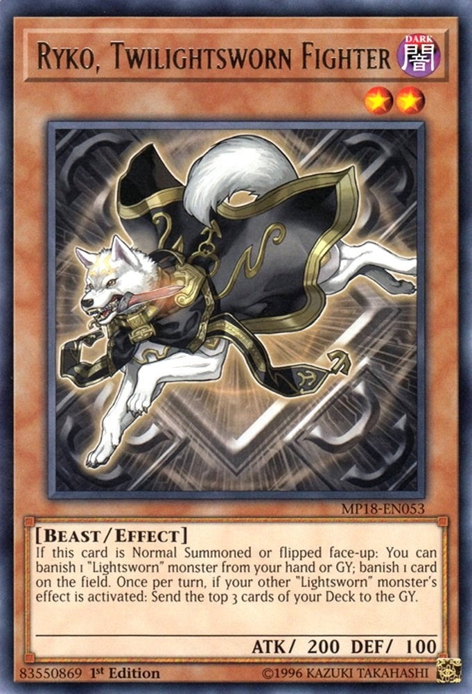 Image for Ryko, Twilightsworn Fighter (2018 Mega-Tins Mega Pack) (MP18-EN053) - YuGiOh
