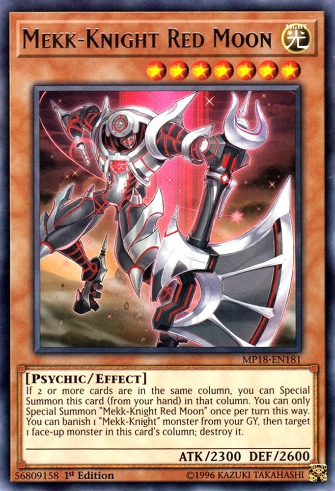 Image for Mekk-Knight Red Moon (2018 Mega-Tins Mega Pack) (MP18-EN181) - YuGiOh