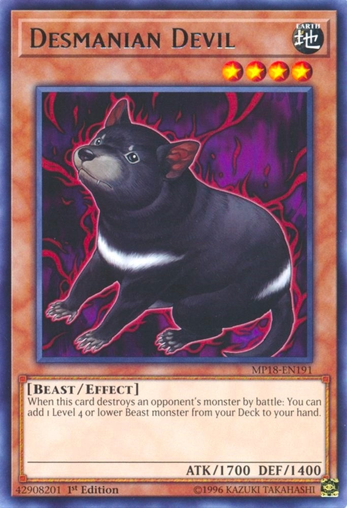 Image for Desmanian Devil (2018 Mega-Tins Mega Pack) (MP18-EN191) - YuGiOh