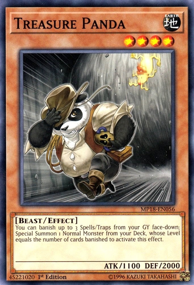 Image for Treasure Panda (2018 Mega-Tins Mega Pack) (MP18-EN056) - YuGiOh