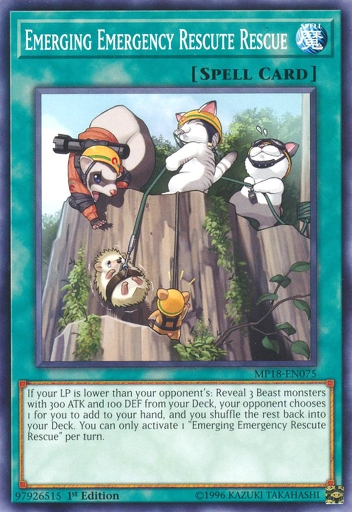 Image for Emerging Emergency Rescute Rescue (2018 Mega-Tins Mega Pack) (MP18-EN075) - YuGiOh