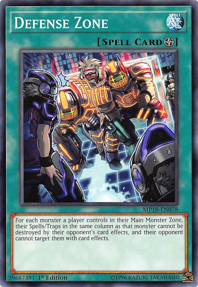 Image for Defense Zone (2018 Mega-Tins Mega Pack) (MP18-EN078) - YuGiOh