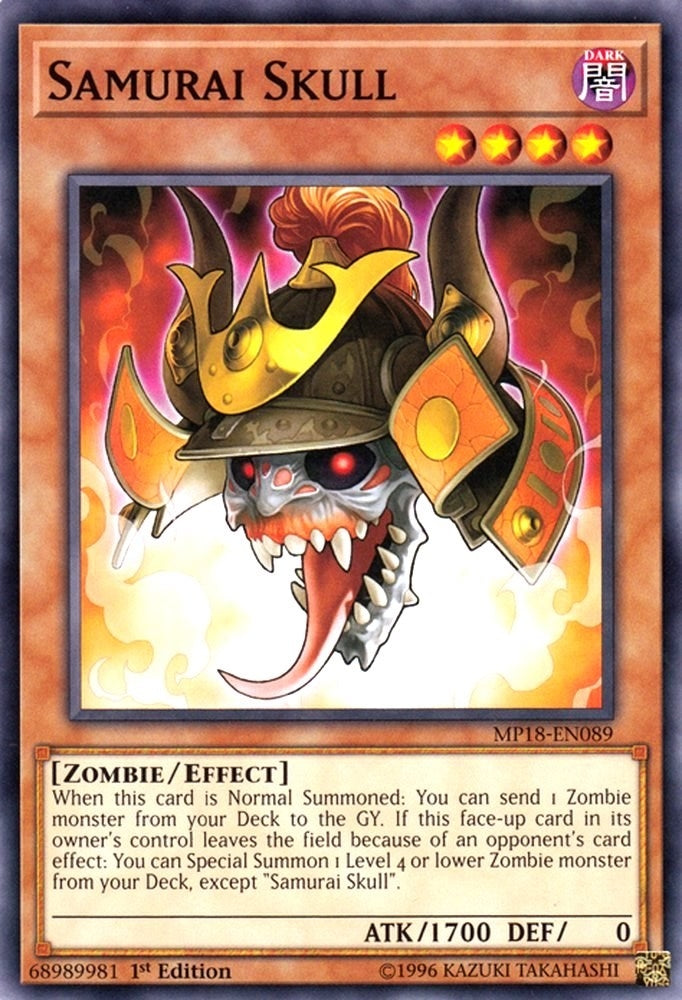Image for Samurai Skull (2018 Mega-Tins Mega Pack) (MP18-EN089) - YuGiOh