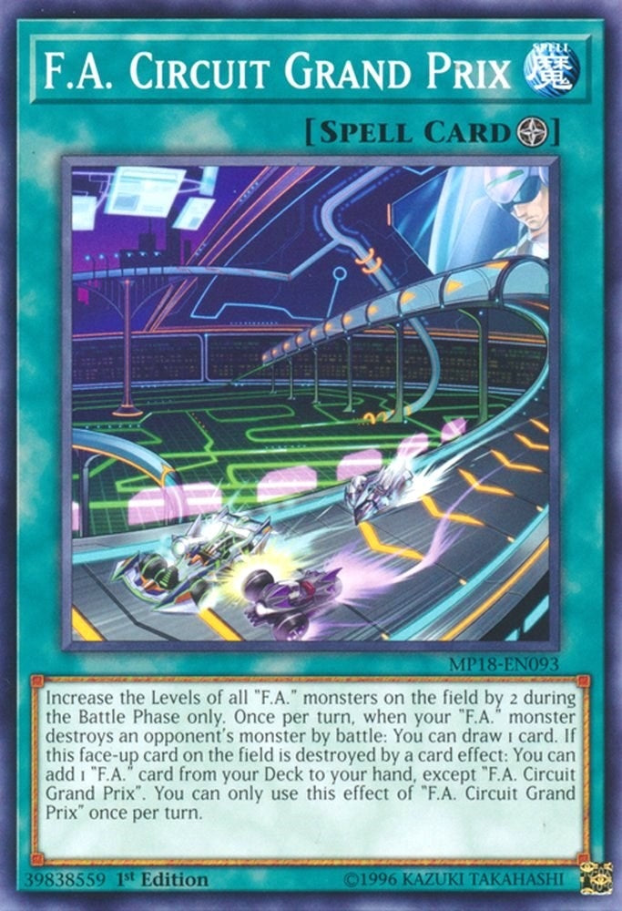 Image for F.A. Circuit Grand Prix (2018 Mega-Tins Mega Pack) (MP18-EN093) - YuGiOh